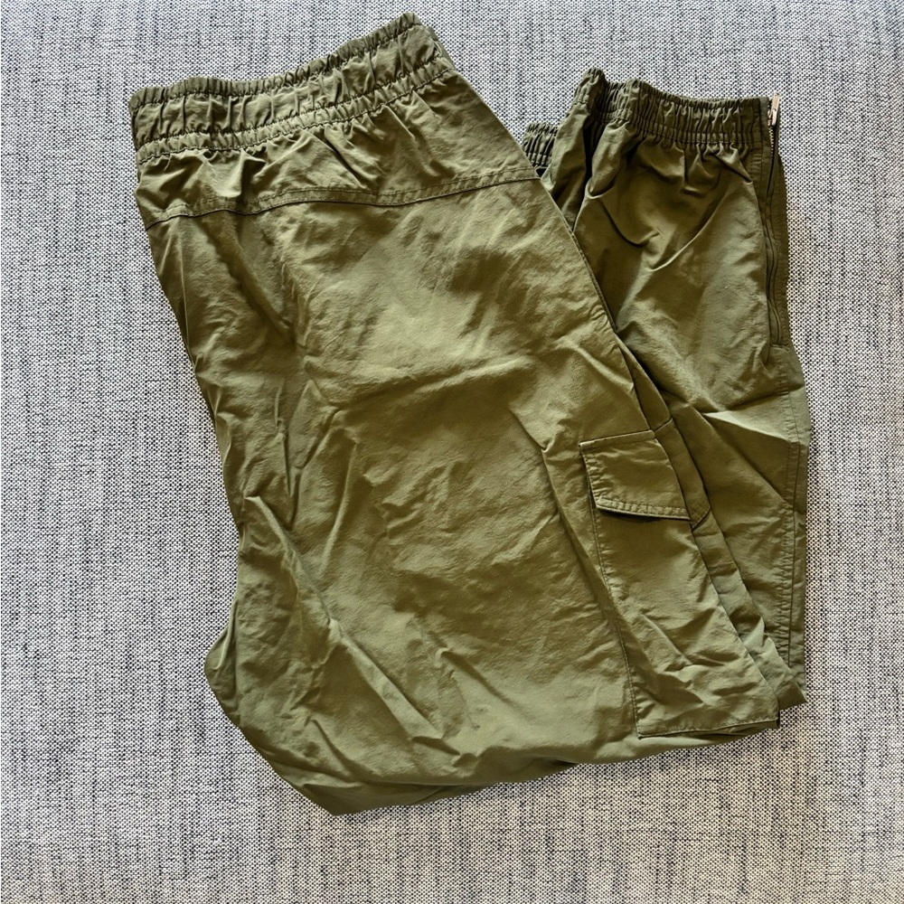 Old Navy Olive Green Quick Dry Cargo Joggers